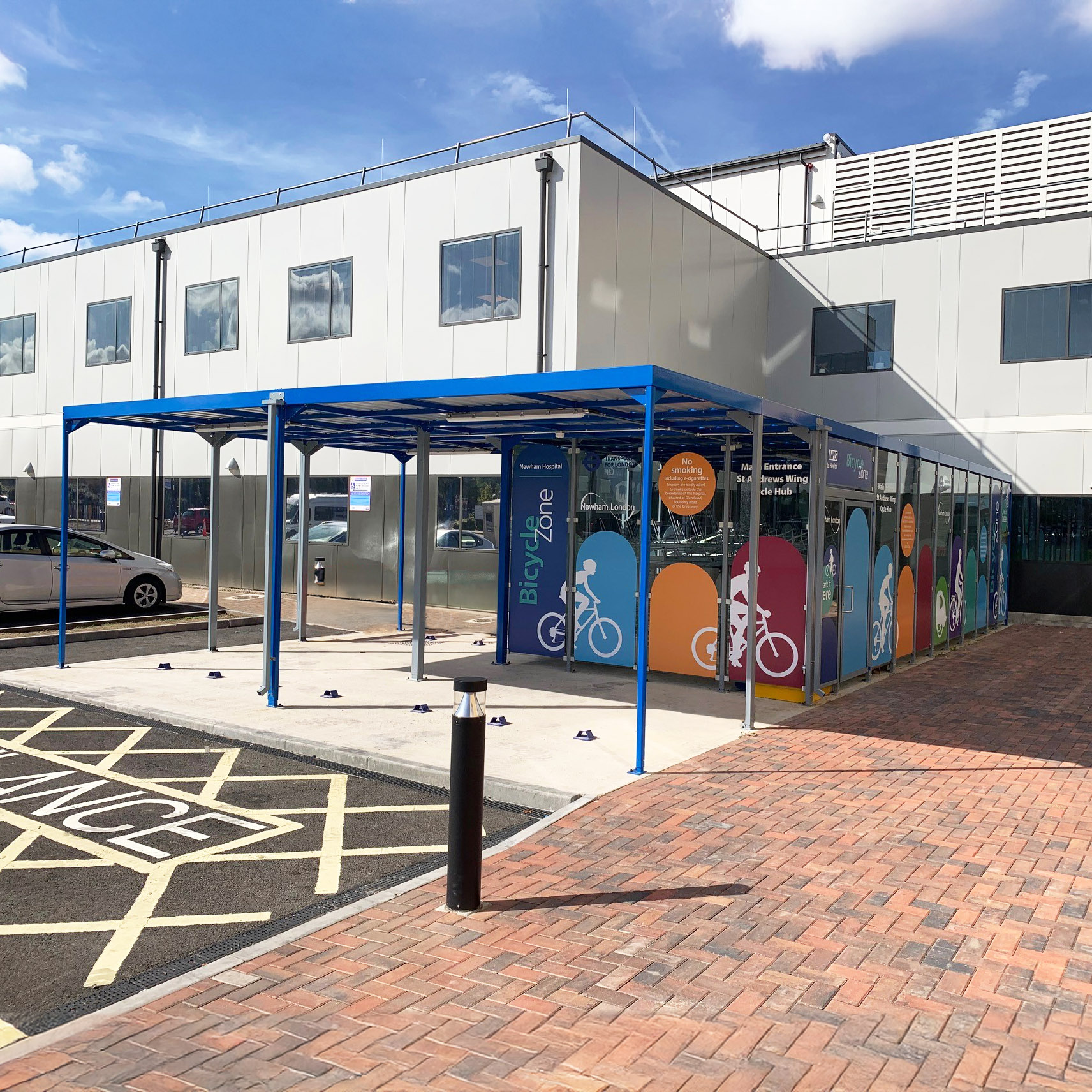 Newham University NHS Hospital Cycle Hub